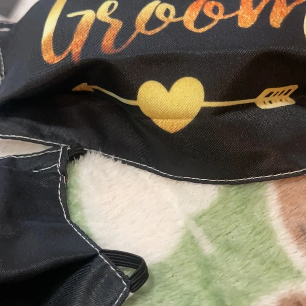 New set/2 Team Bride and Groom face masks